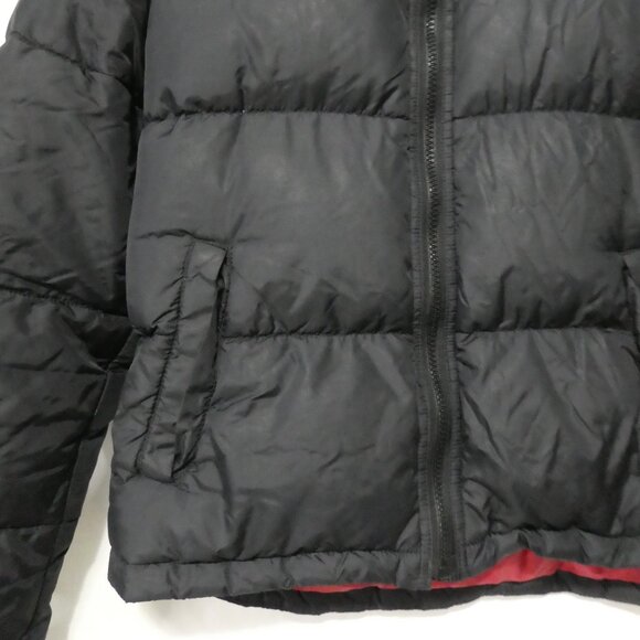 TOMMY JEANS | small | Black Puffer Coat | NOTE: Broken Zip Pull & Spots On Back - Picture 6 of 16